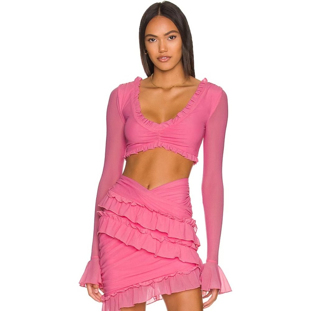 Majorelle Pink Two Piece Set from Revolve
